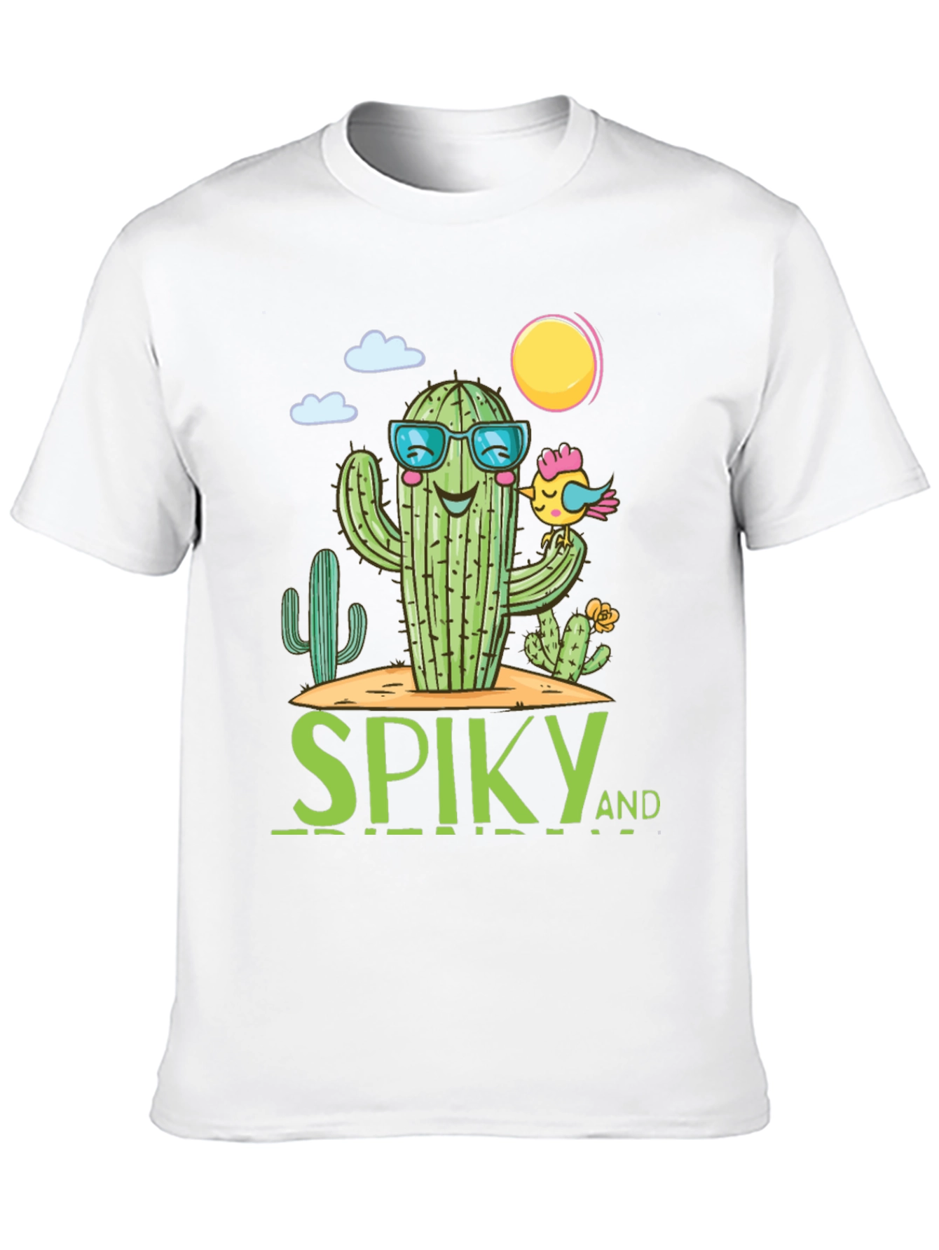 Spiky and Friends Cactus T-Shirt - Cool Summer Vibes!