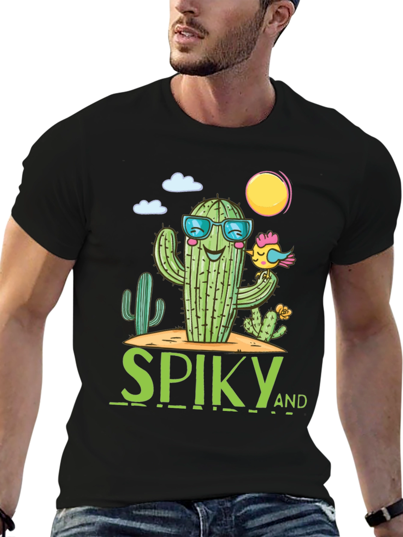 Spiky and Friends Cactus T-Shirt - Cool Summer Vibes!