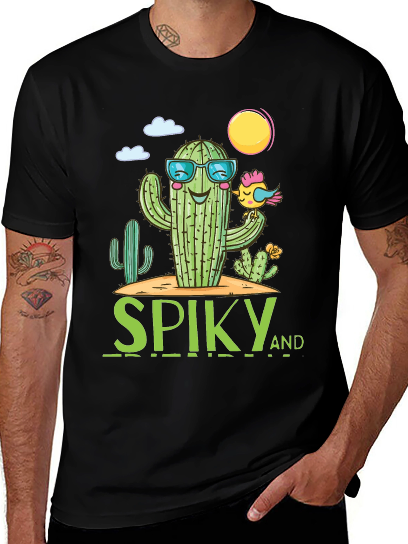 Spiky and Friends Cactus T-Shirt - Cool Summer Vibes!