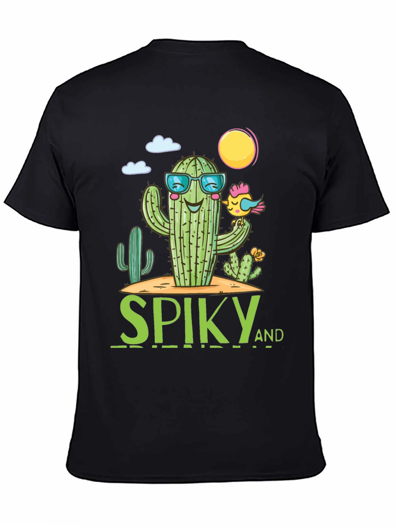 Spiky and Friends Cactus T-Shirt - Cool Summer Vibes!