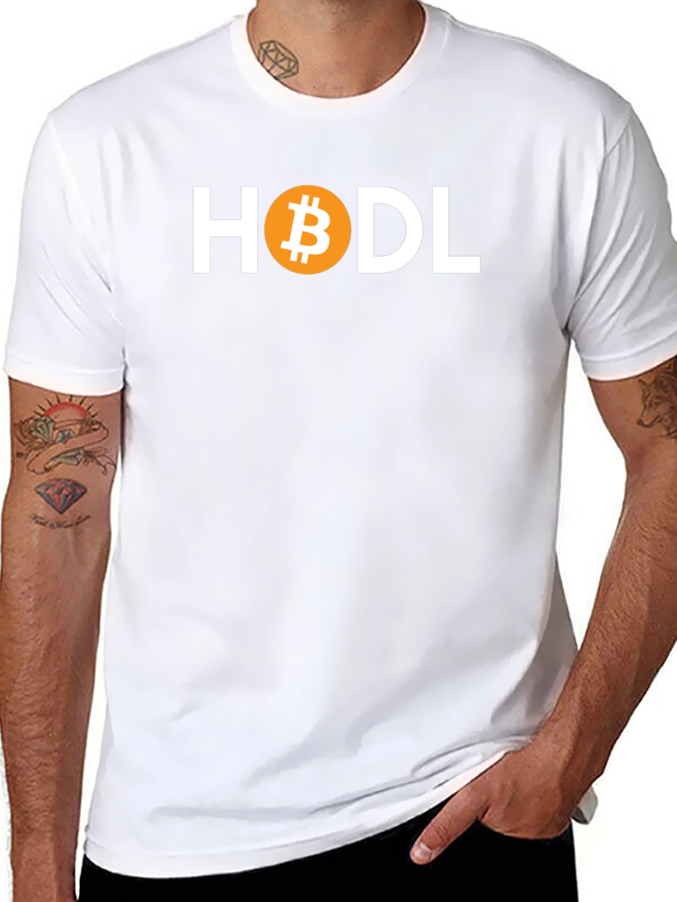 HODL Bitcoin Crypto T-Shirt - Black
