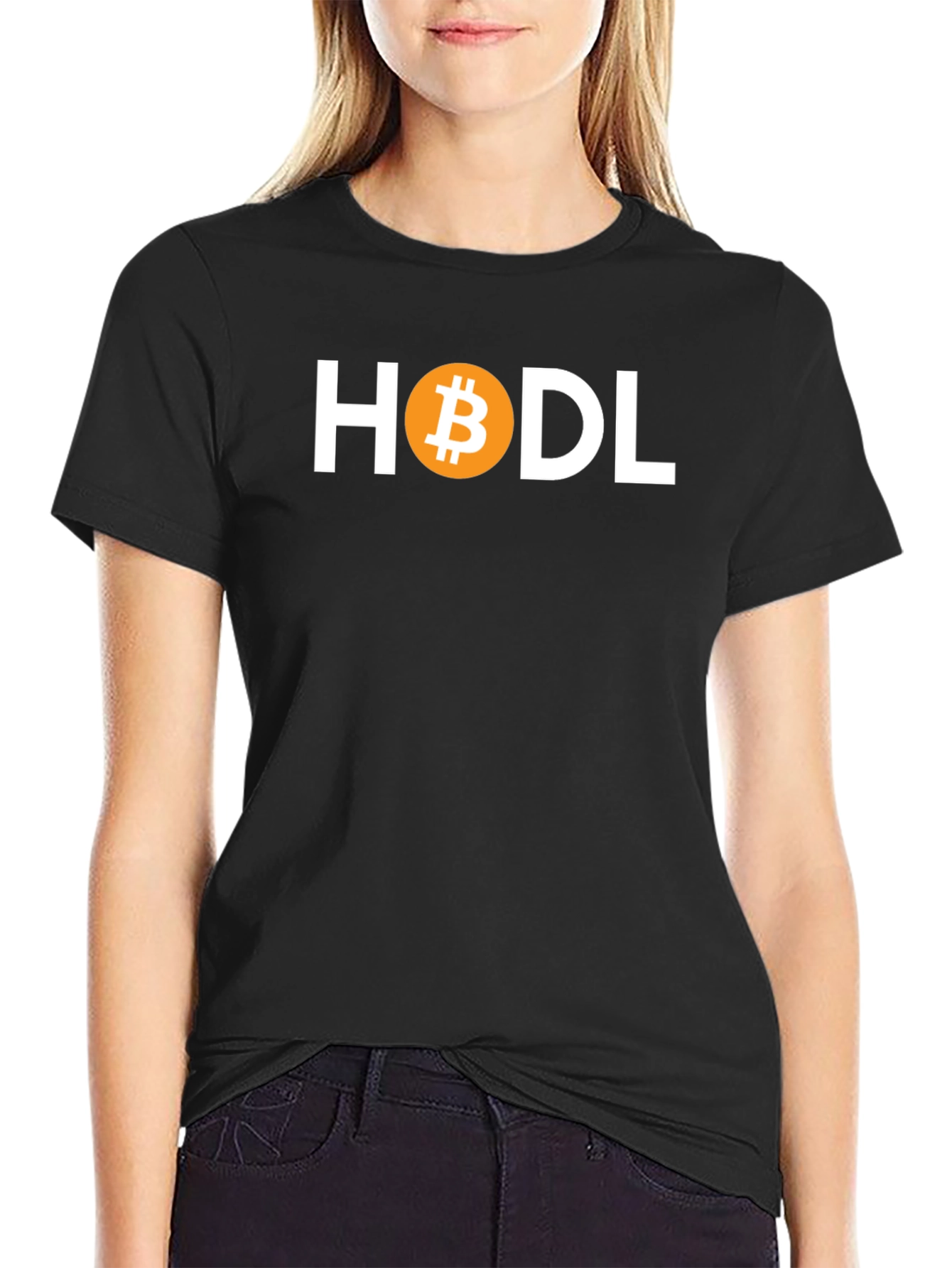 HODL Bitcoin Crypto T-Shirt - Black