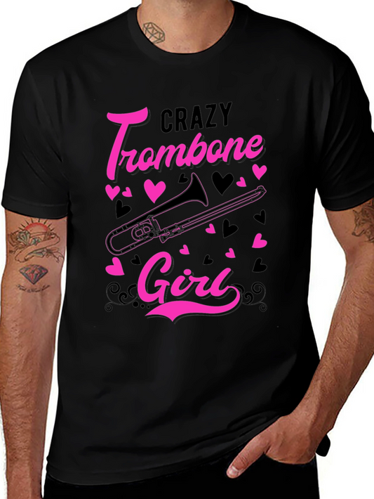 Crazy Trombone Girl T-Shirt