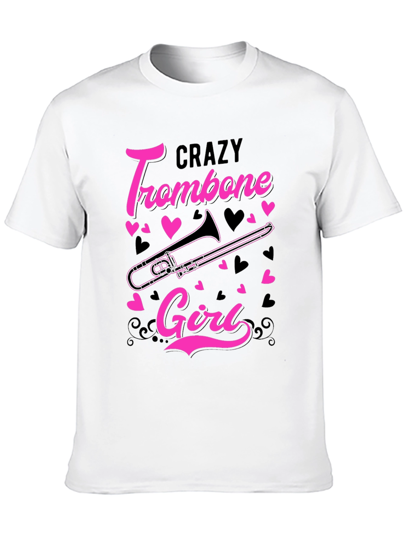 Crazy Trombone Girl T-Shirt