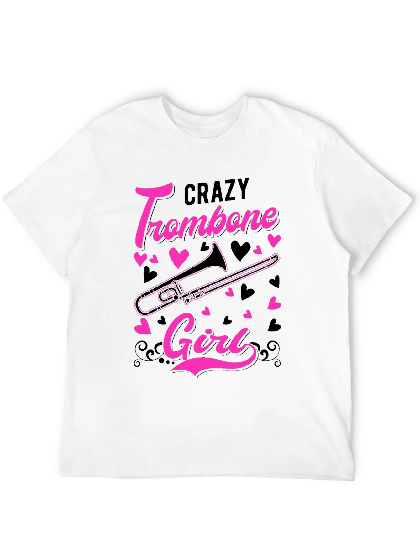 Crazy Trombone Girl T-Shirt
