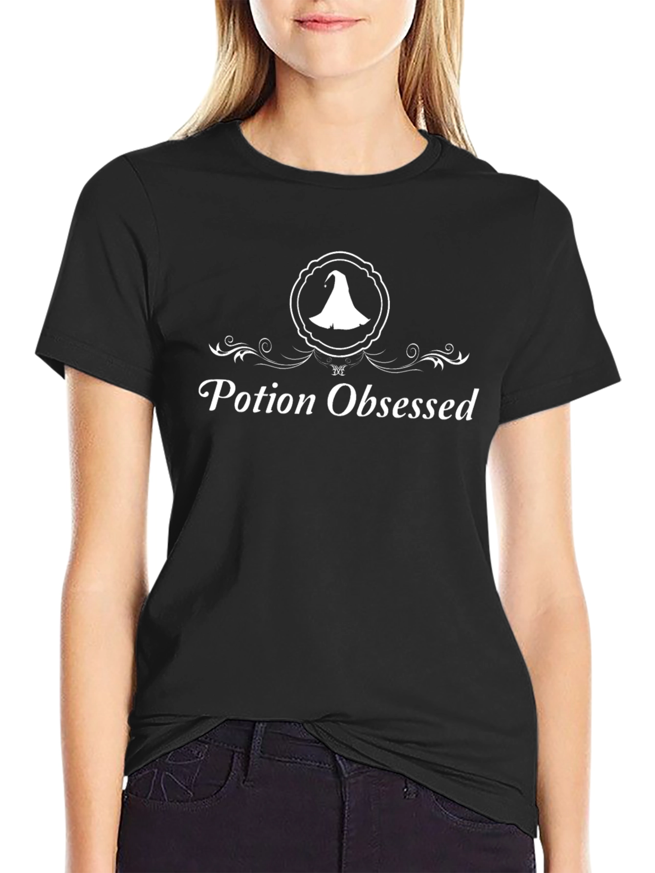 Potion Obsessed Graphic Tee - Witchcraft Inspired Shirt