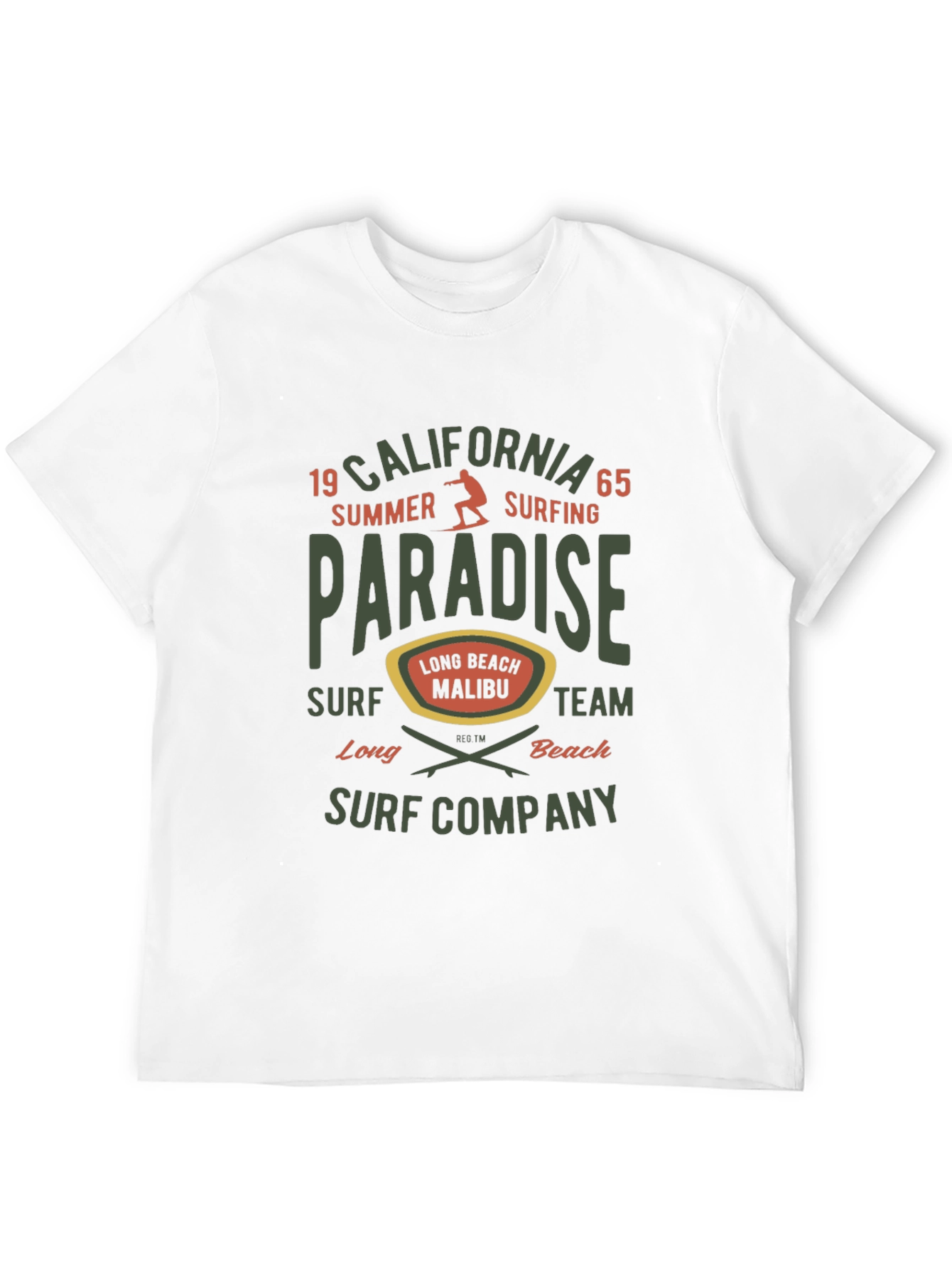 California Surf Paradise Graphic T-Shirt