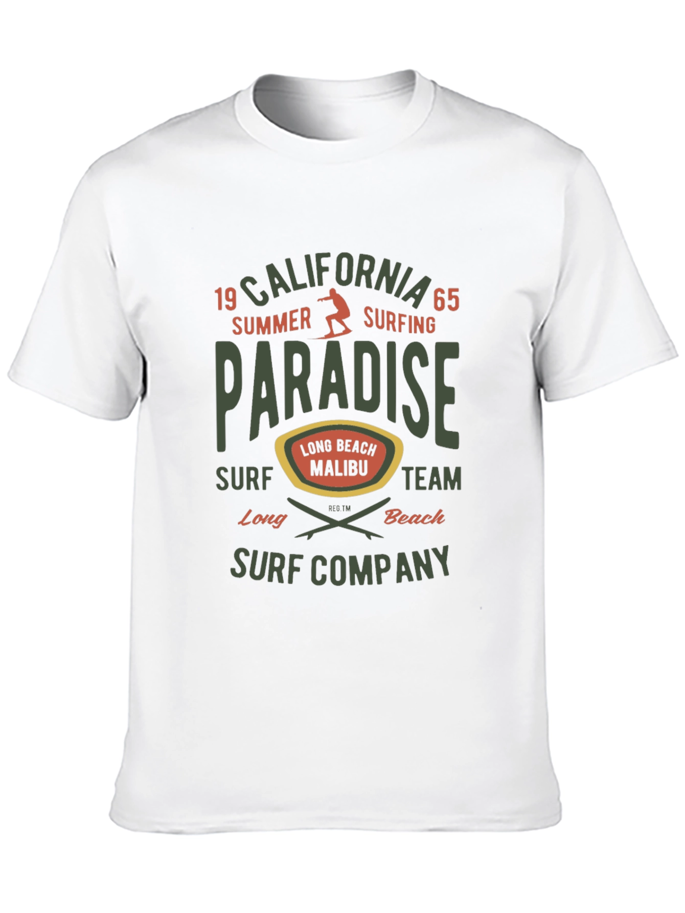 California Surf Paradise Graphic T-Shirt