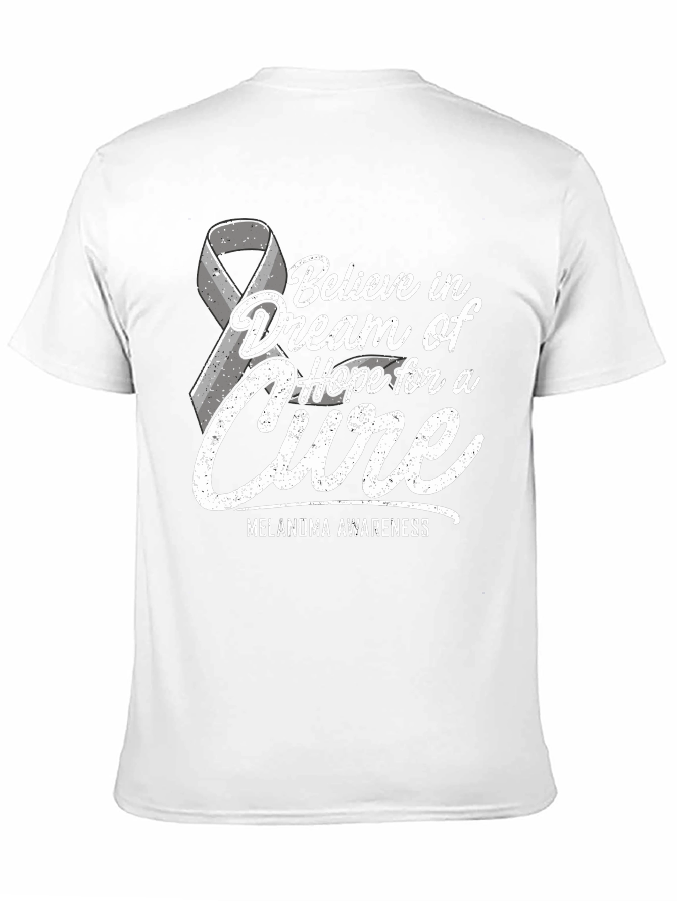 Melanoma Awareness T-Shirt - Believe in a Cure