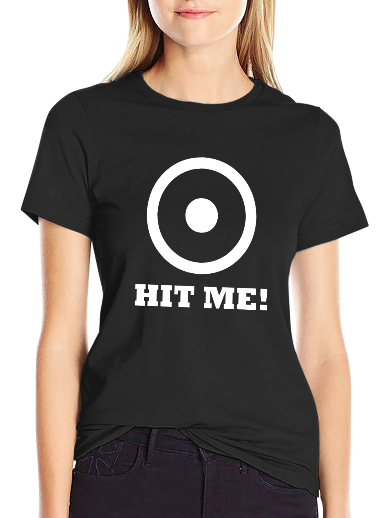 Target Hit Me T-Shirt - Funny Graphic Tee