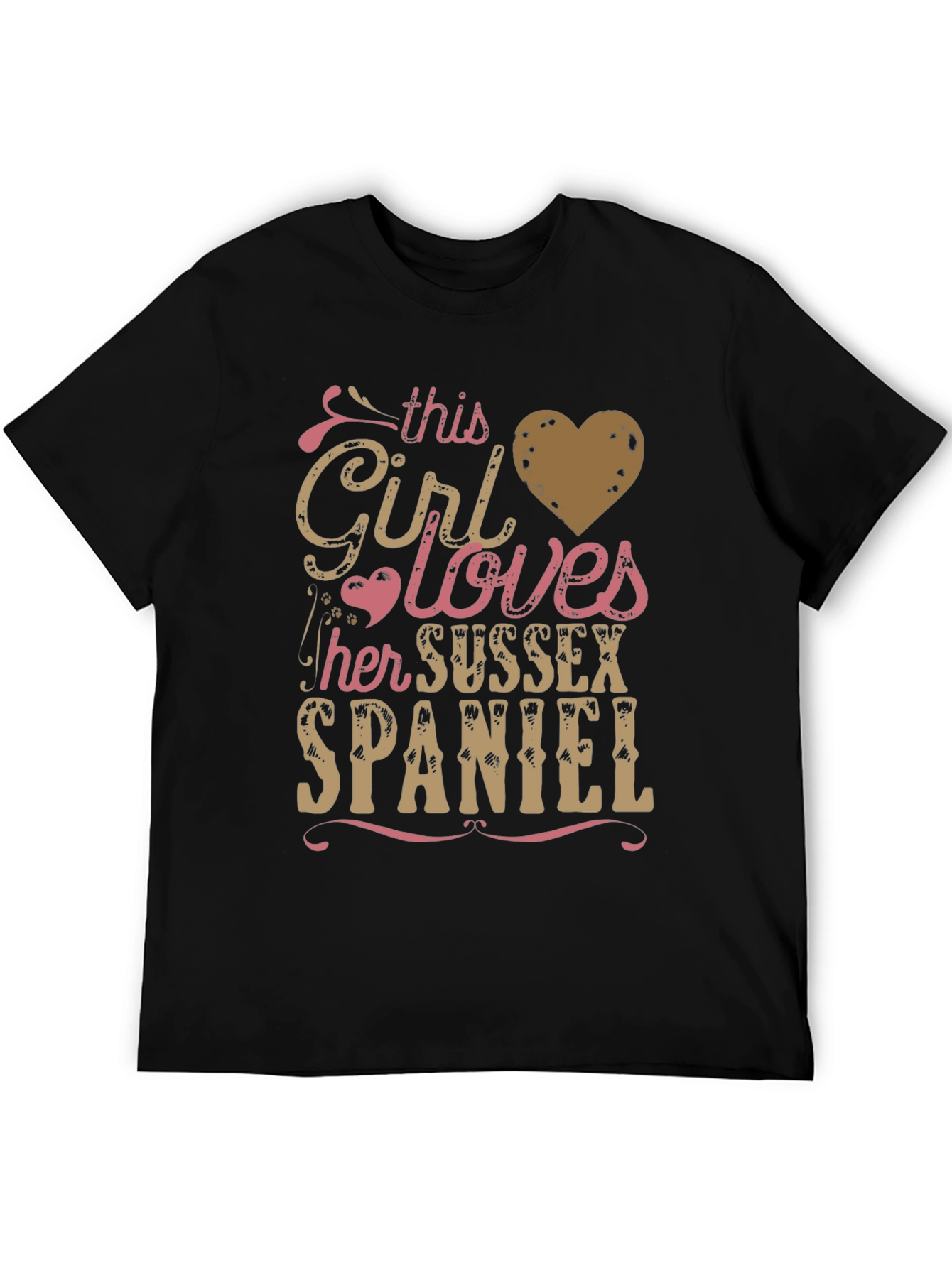 Girl Loves Sussex Spaniel T-Shirt