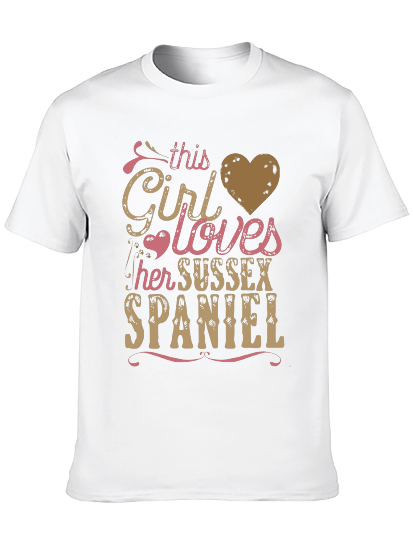 Girl Loves Sussex Spaniel T-Shirt