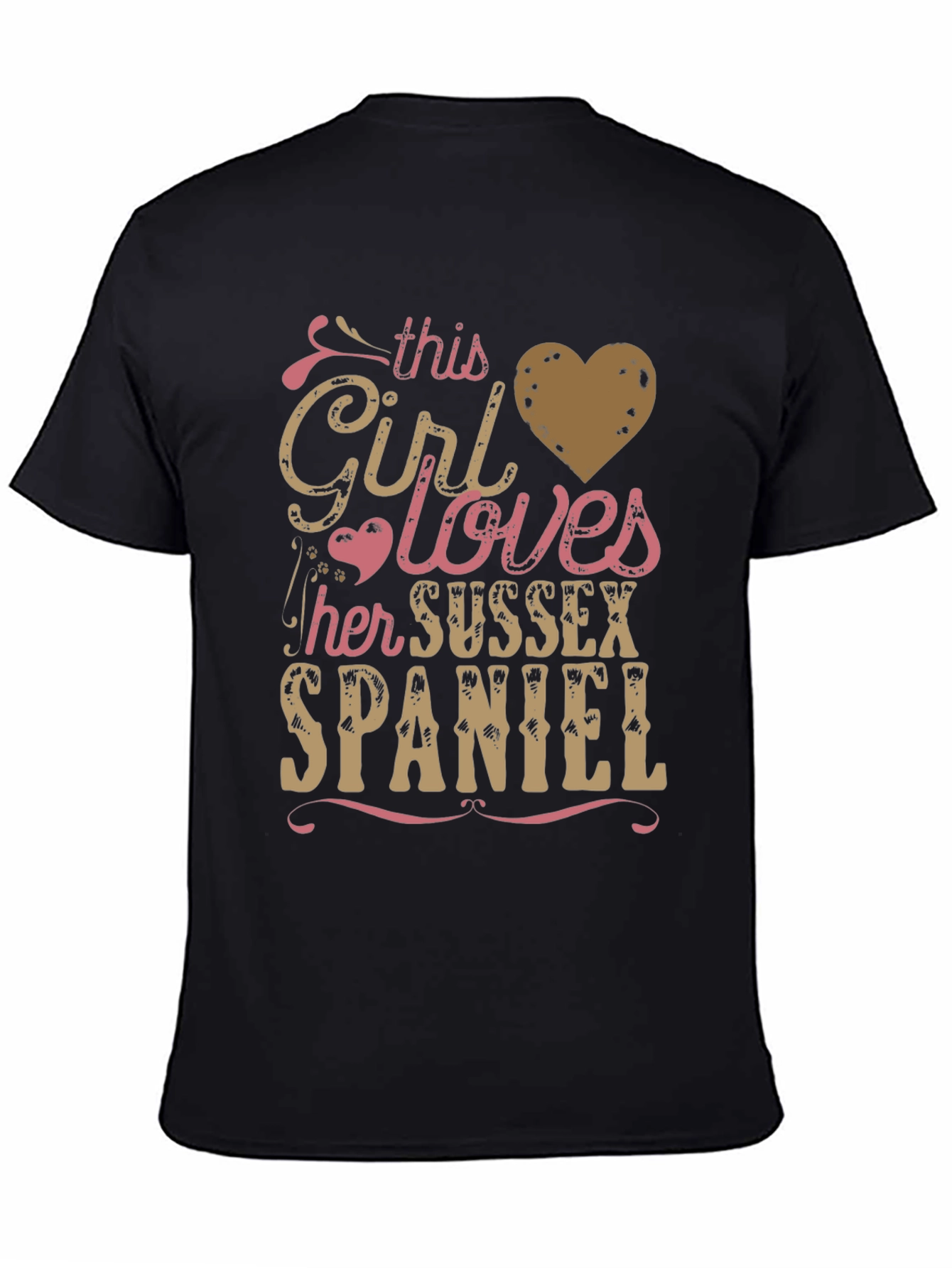 Girl Loves Sussex Spaniel T-Shirt