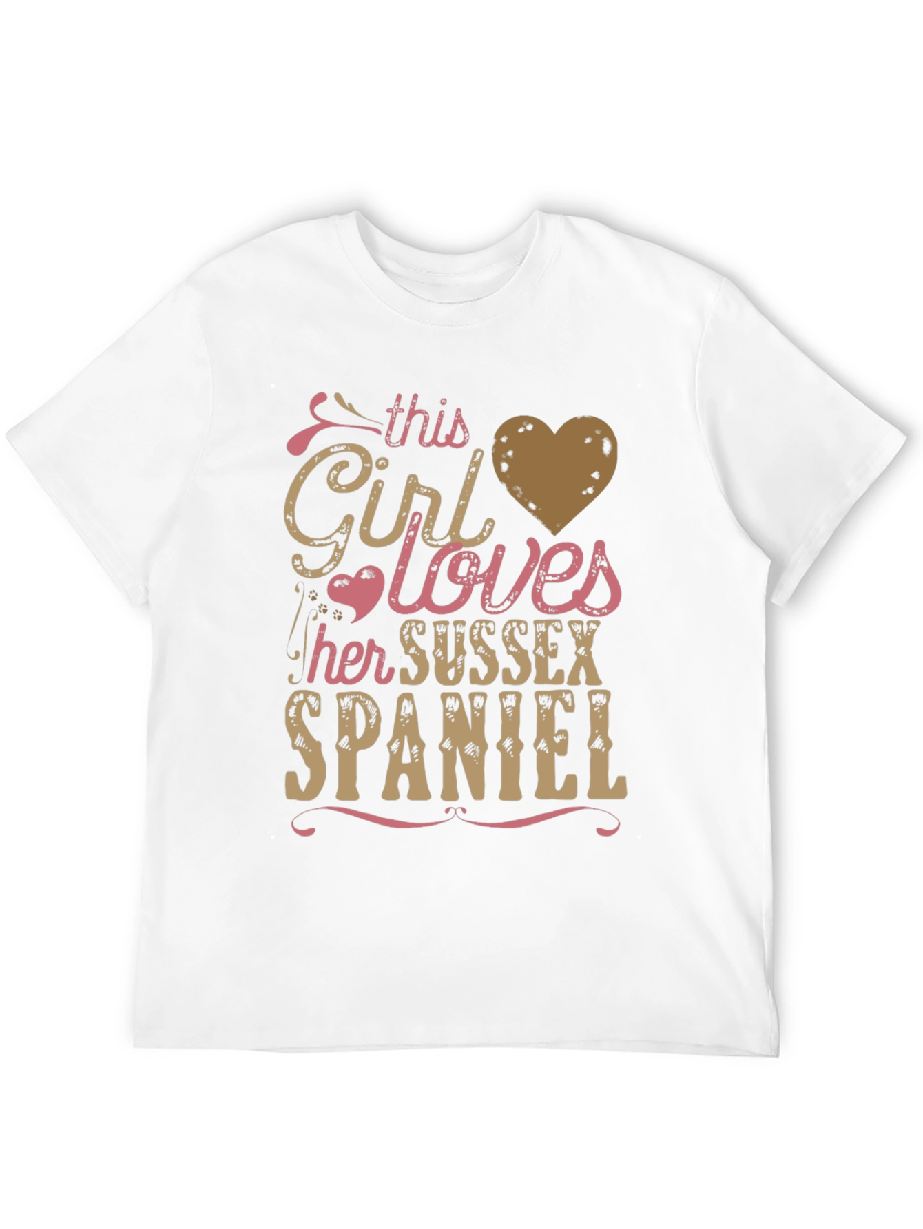 Girl Loves Sussex Spaniel T-Shirt