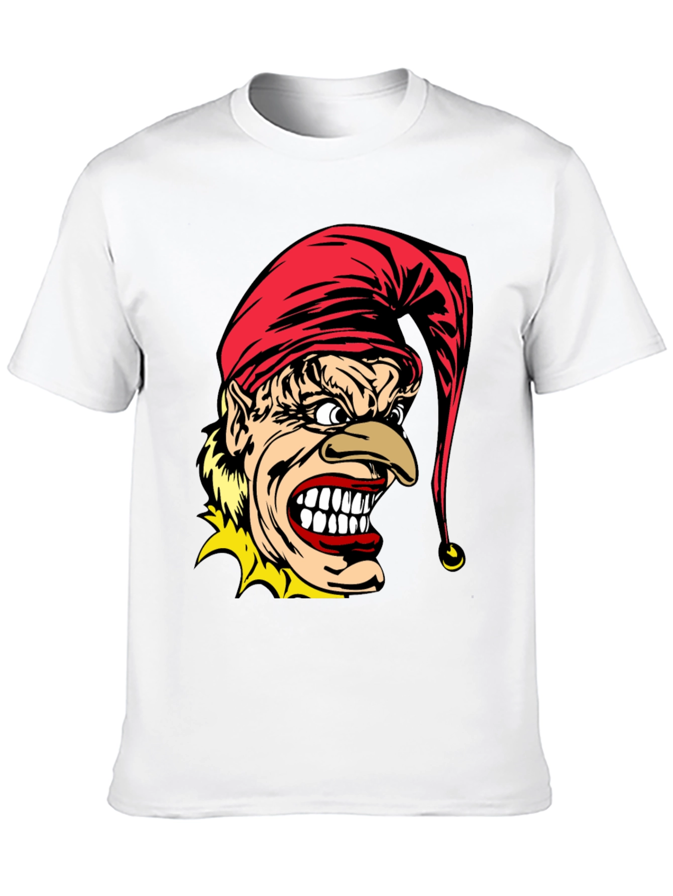 Mens Black T-Shirt with Goblin Graphic
