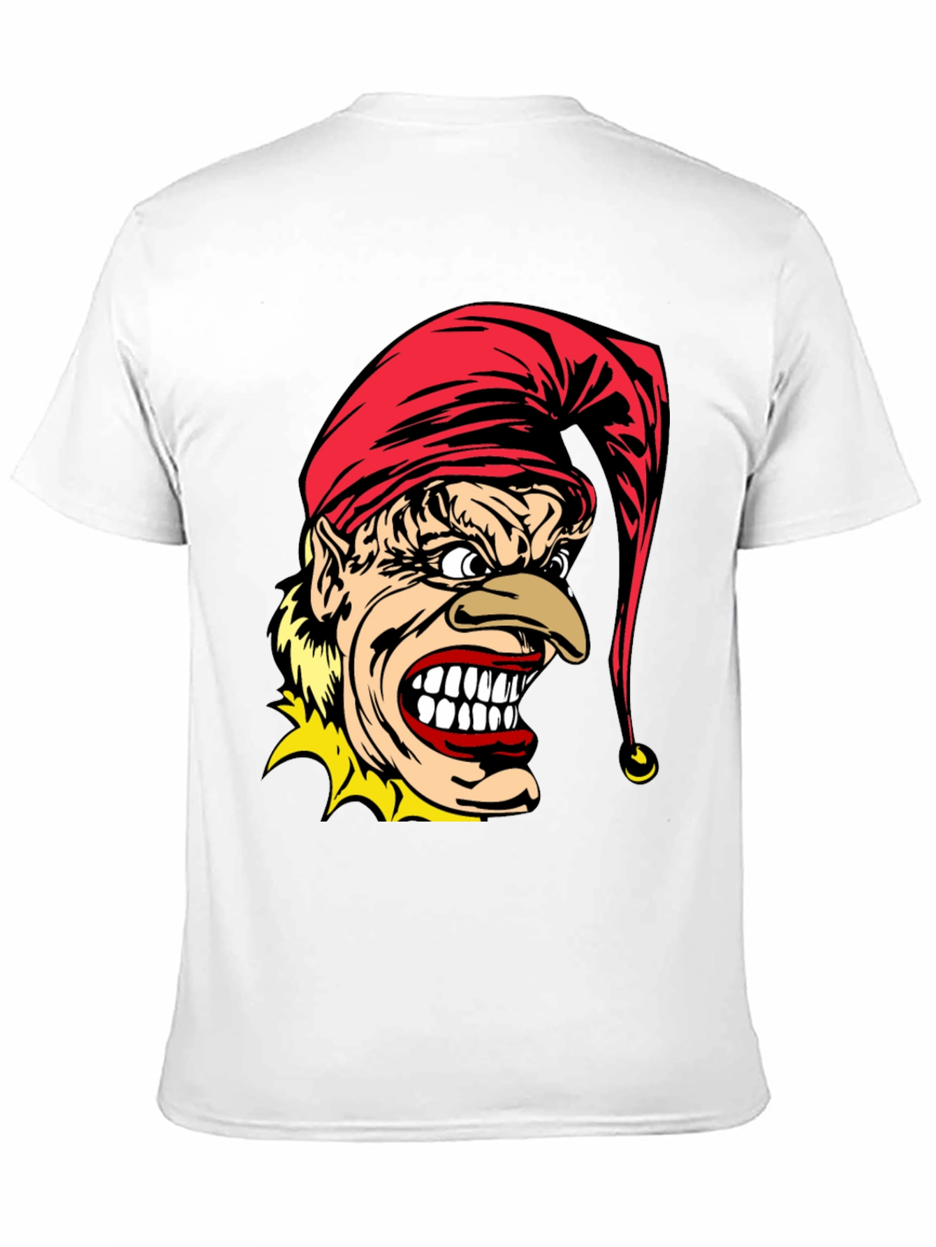 Mens Black T-Shirt with Goblin Graphic