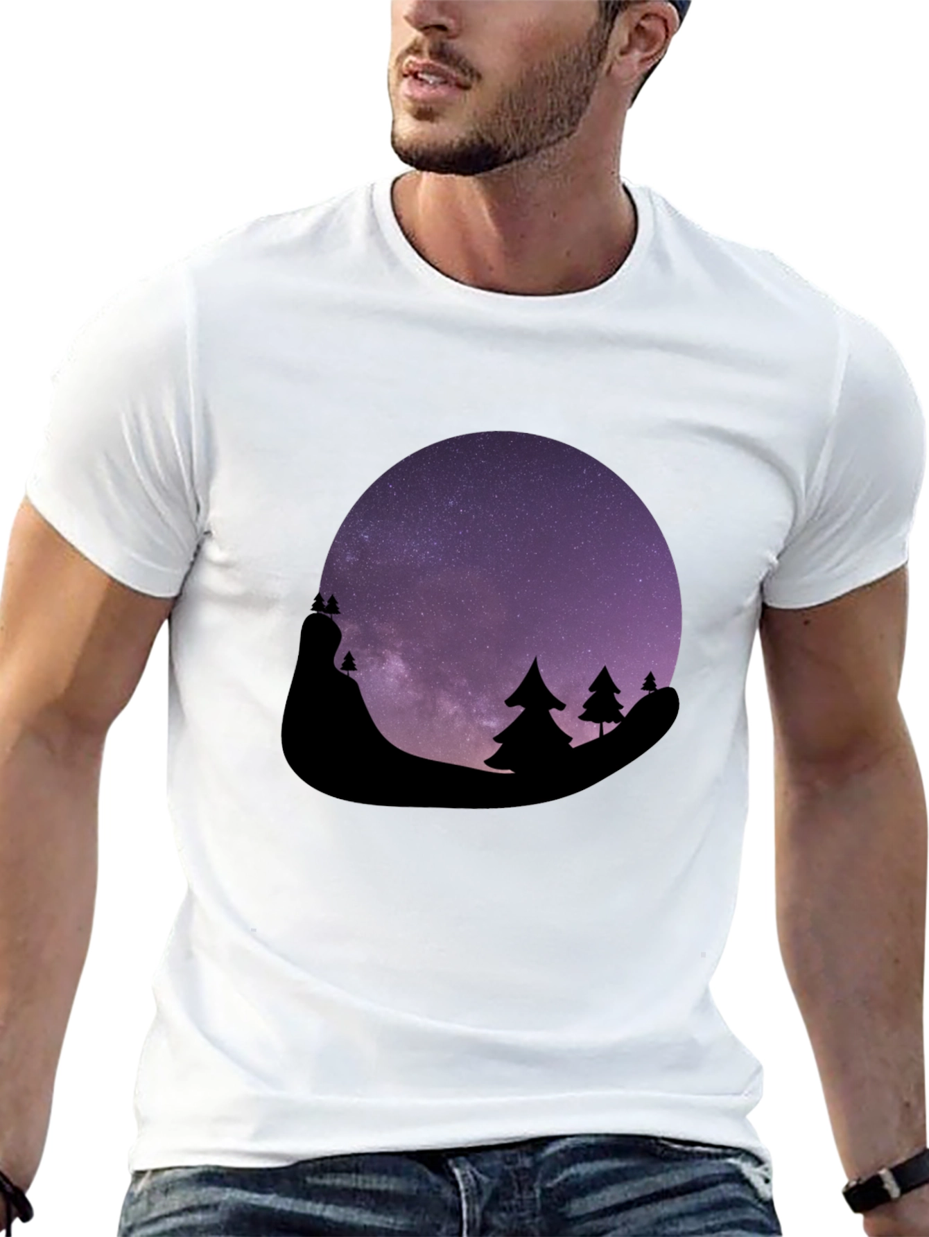 Night Sky Silhouette Tee
