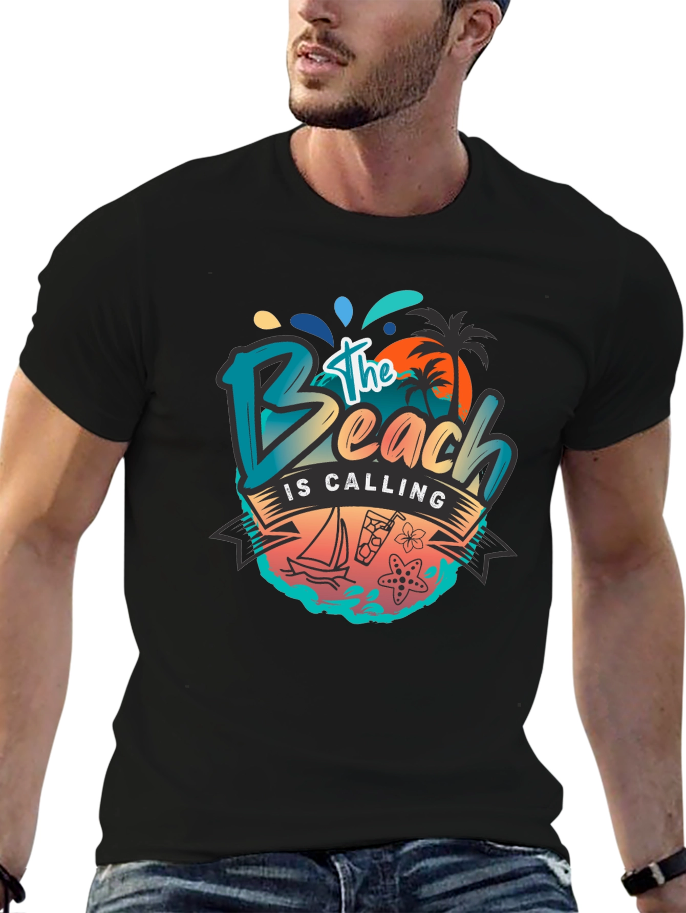 The Beach Is Calling T-Shirt - Summer Vibes