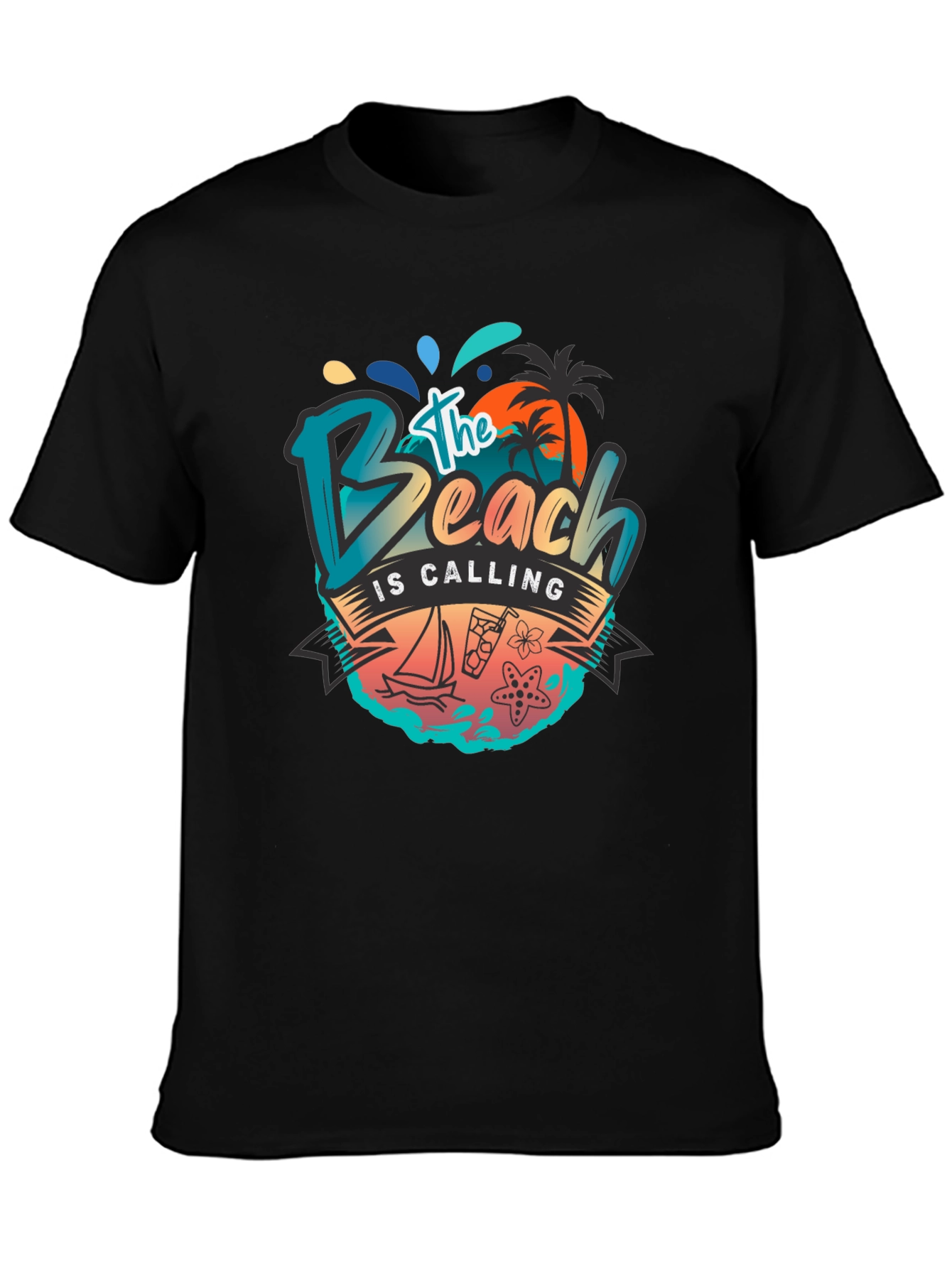 The Beach Is Calling T-Shirt - Summer Vibes