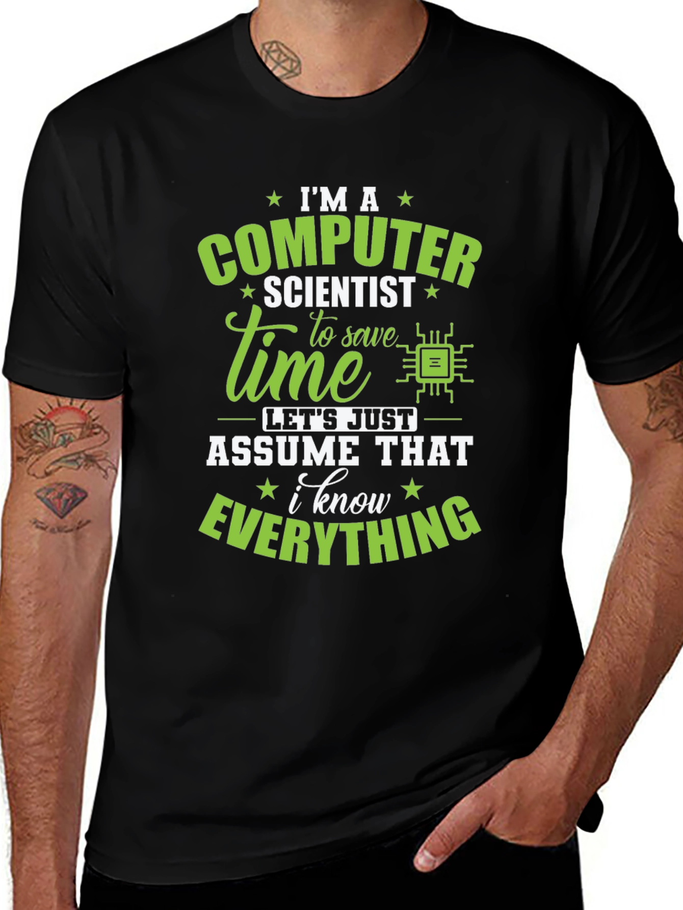Computer Scientist T-Shirt - I Know Everything
