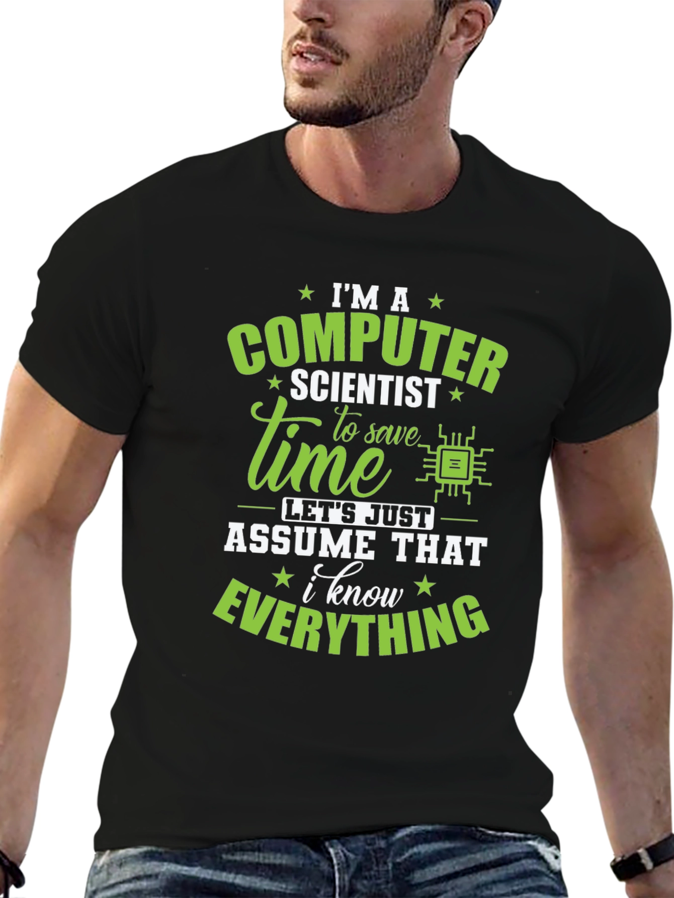 Computer Scientist T-Shirt - I Know Everything