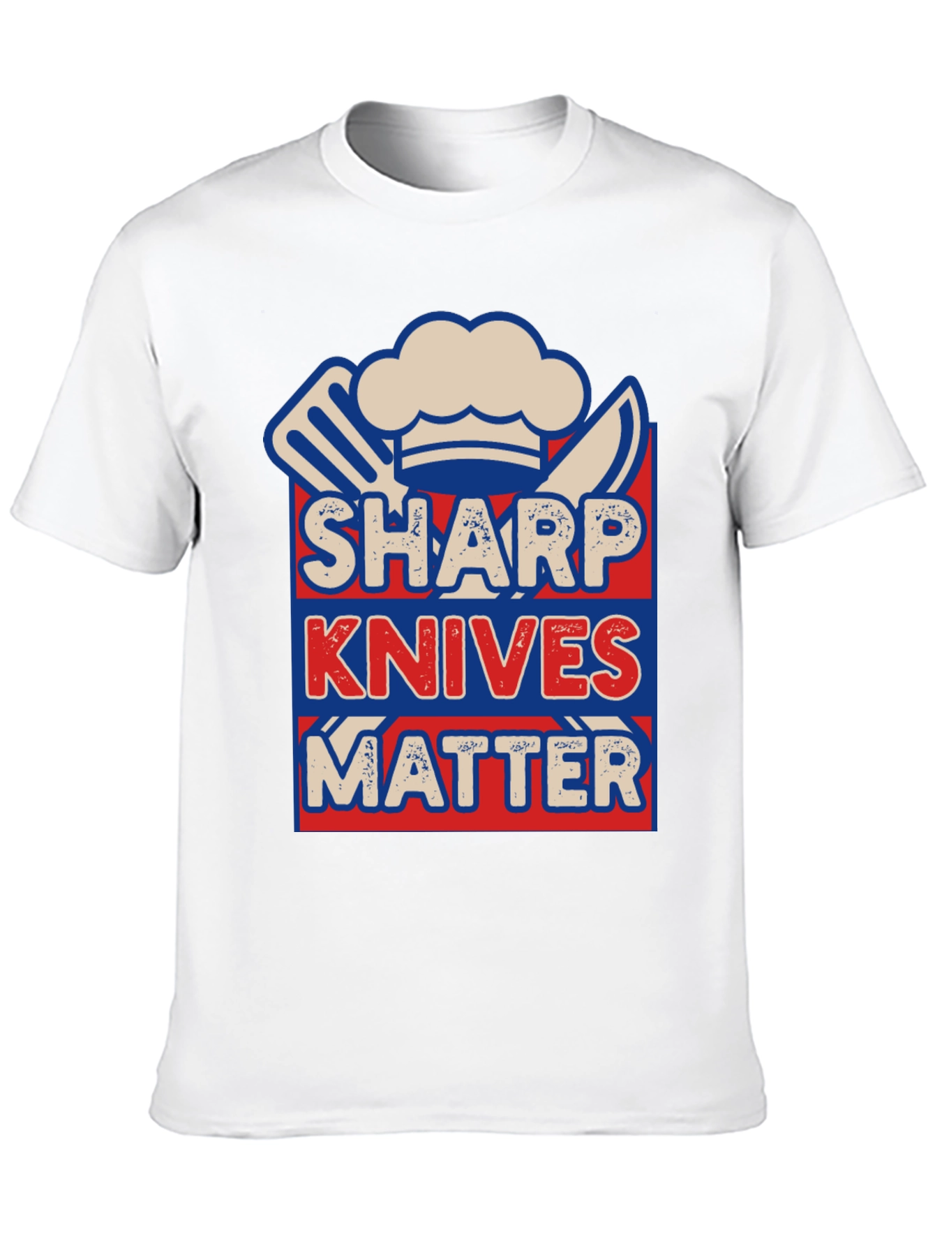 Sharp Knives Matter T-Shirt - Chef Graphic Tee