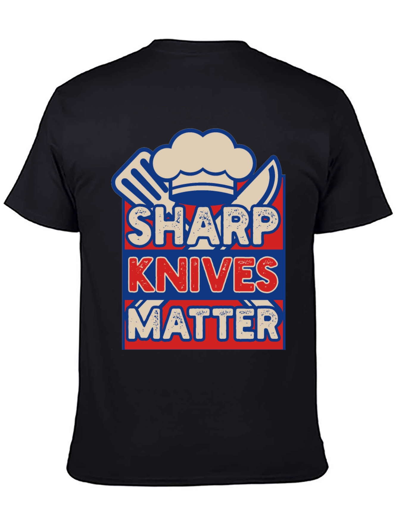 Sharp Knives Matter T-Shirt - Chef Graphic Tee