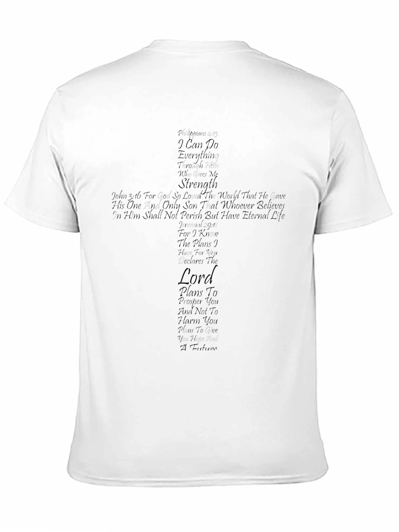 Faith-Inspired Cross Graphic T-Shirt