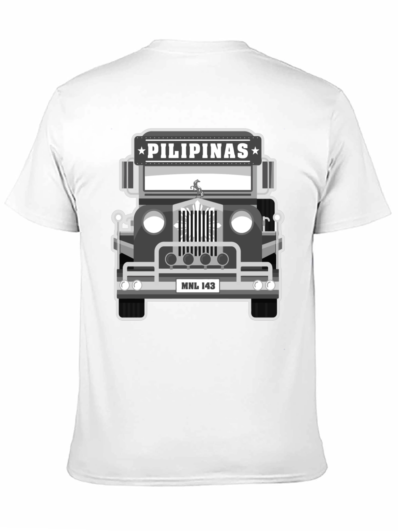 Pilipinas Jeepney Graphic Tee - Manila Souvenir T-Shirt