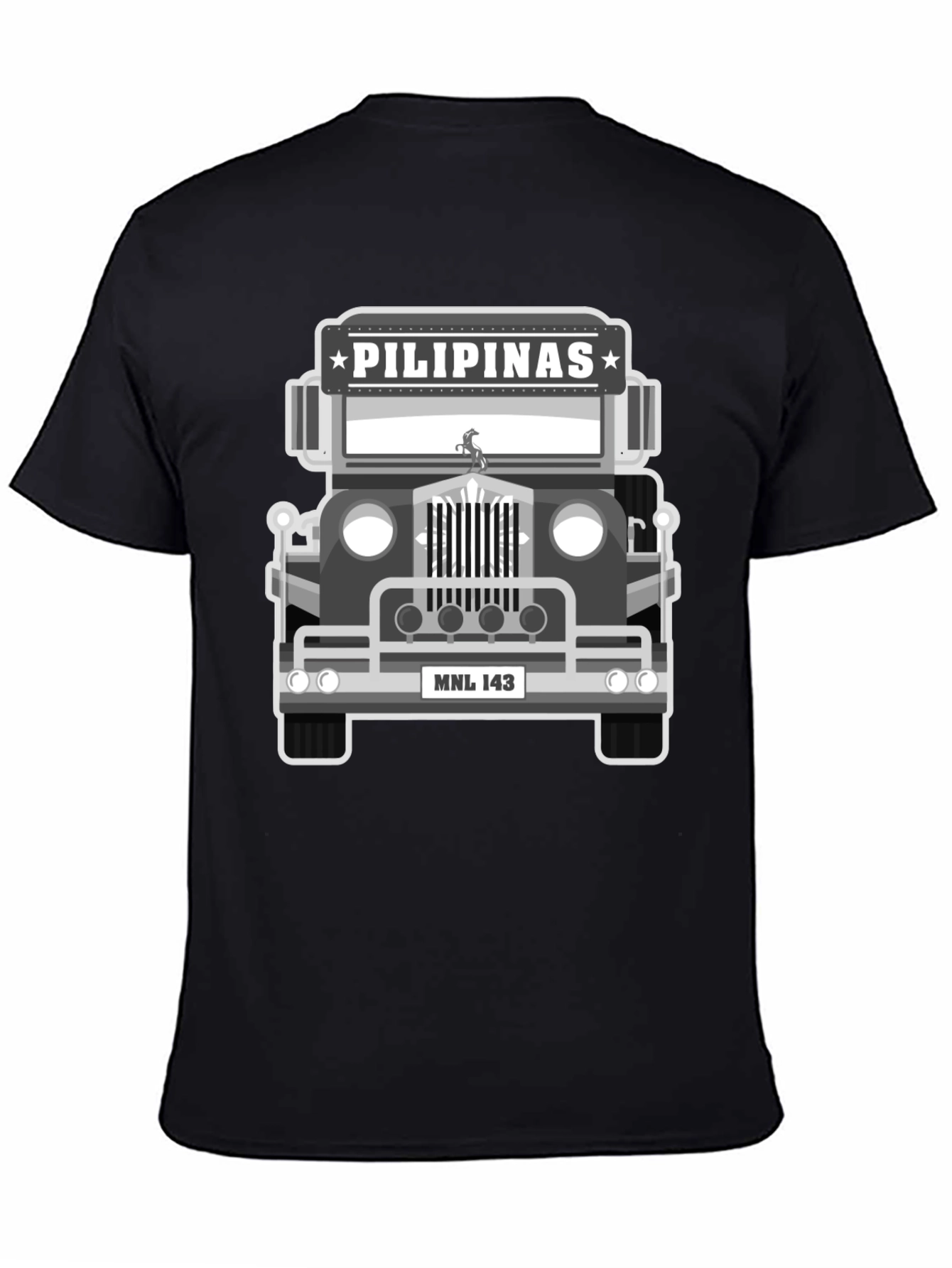 Pilipinas Jeepney Graphic Tee - Manila Souvenir T-Shirt