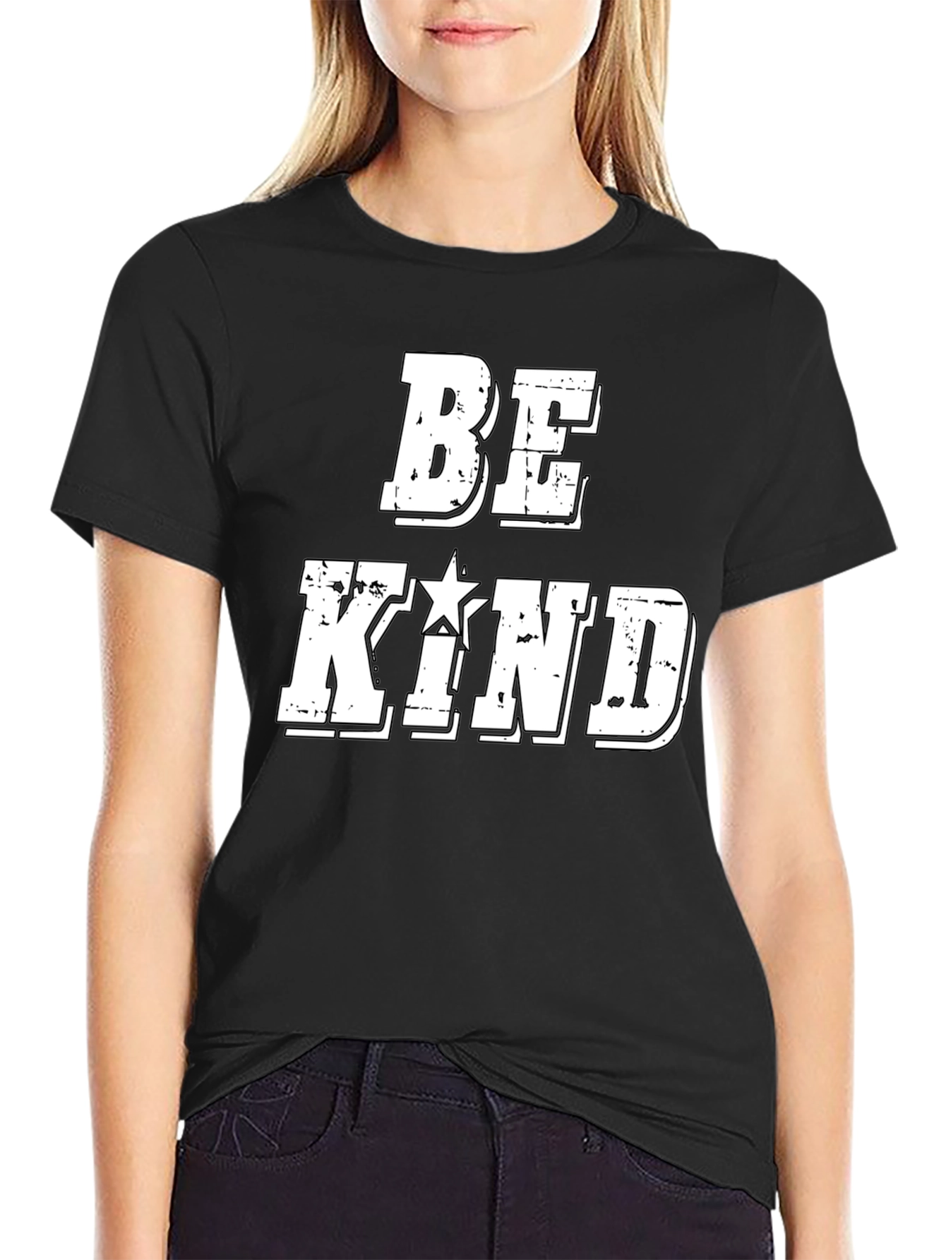 Be Kind Graphic T-Shirt - Black