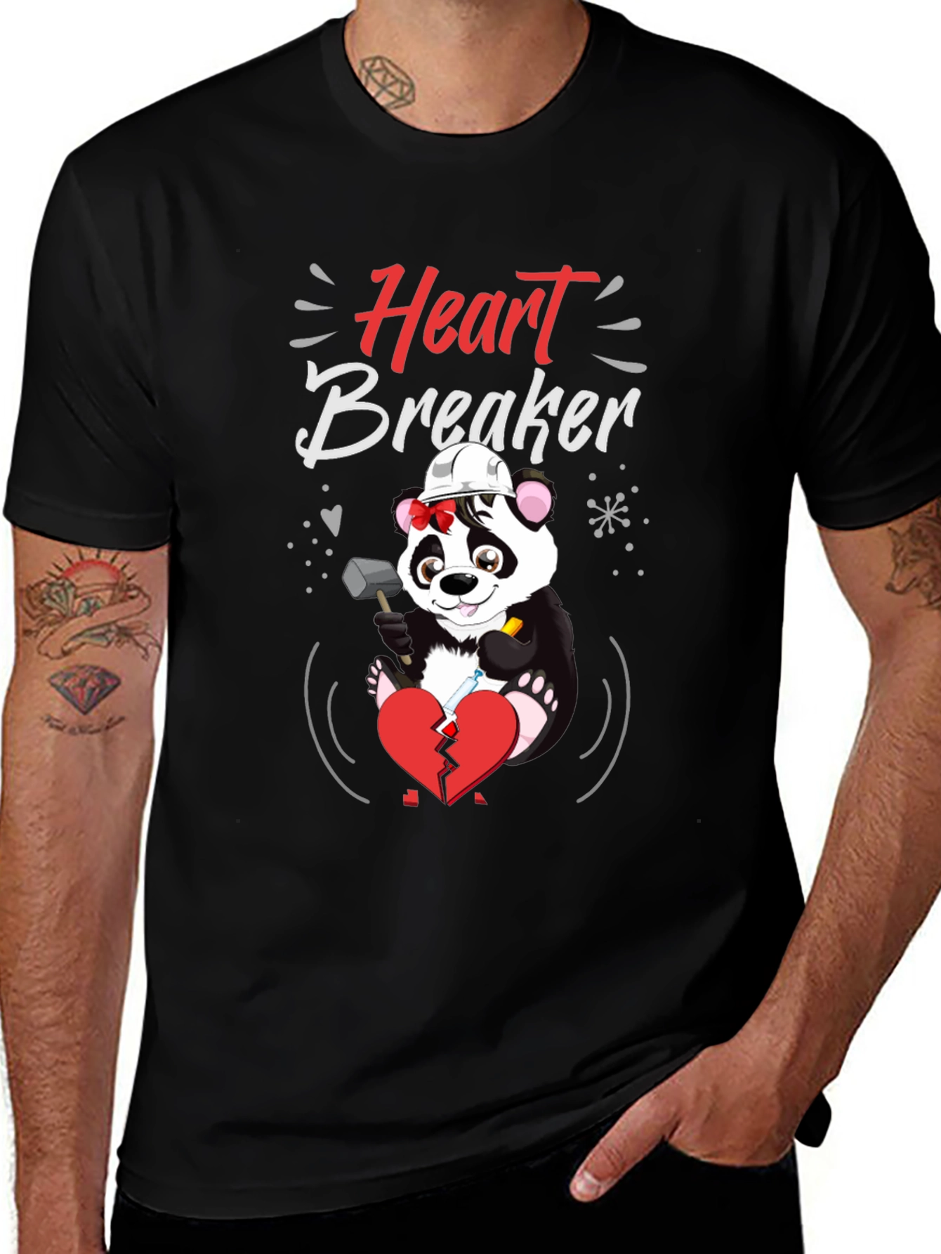 Heart Breaker Panda T-Shirt