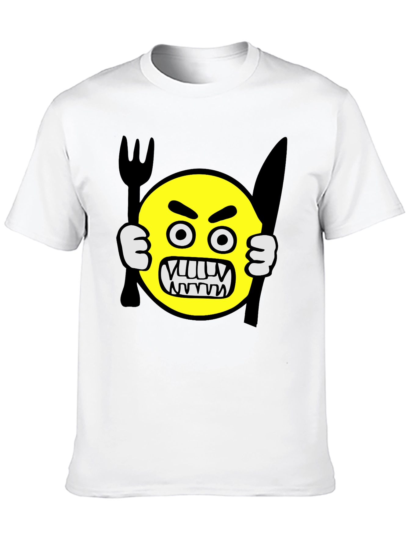 Angry Emoji Graphic T-Shirt