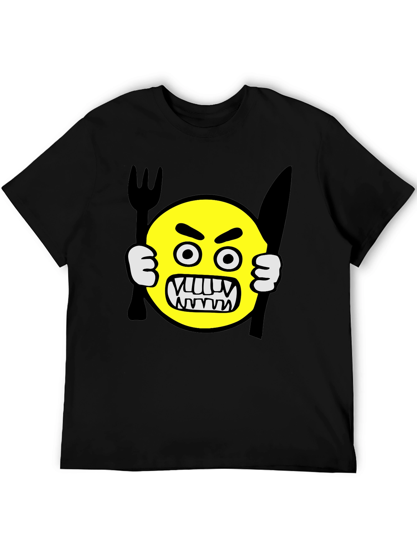 Angry Emoji Graphic T-Shirt