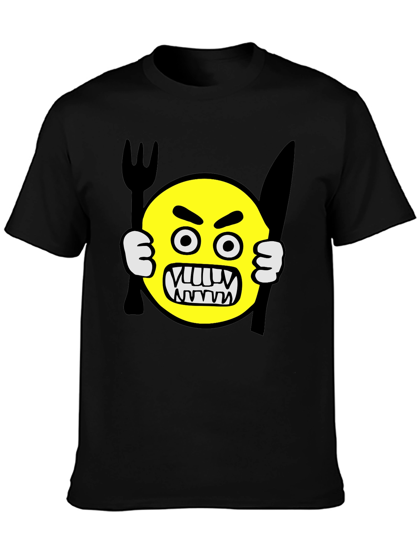 Angry Emoji Graphic T-Shirt