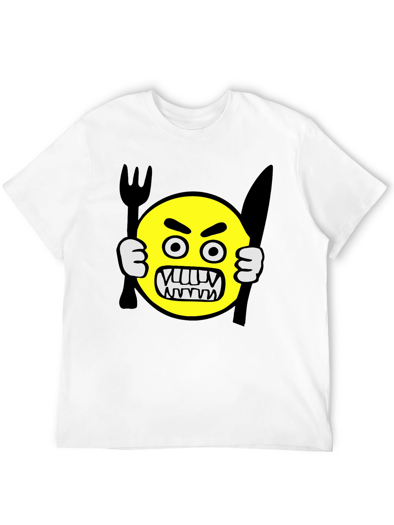 Angry Emoji Graphic T-Shirt