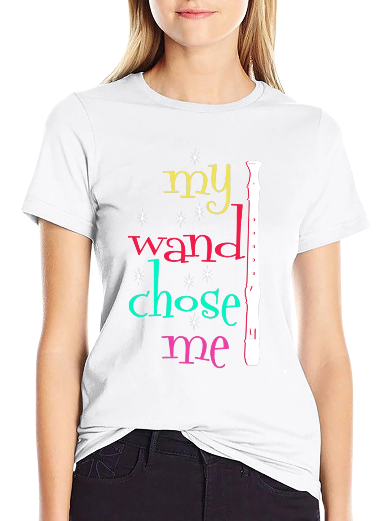 My Wand Chose Me Recorder T-Shirt