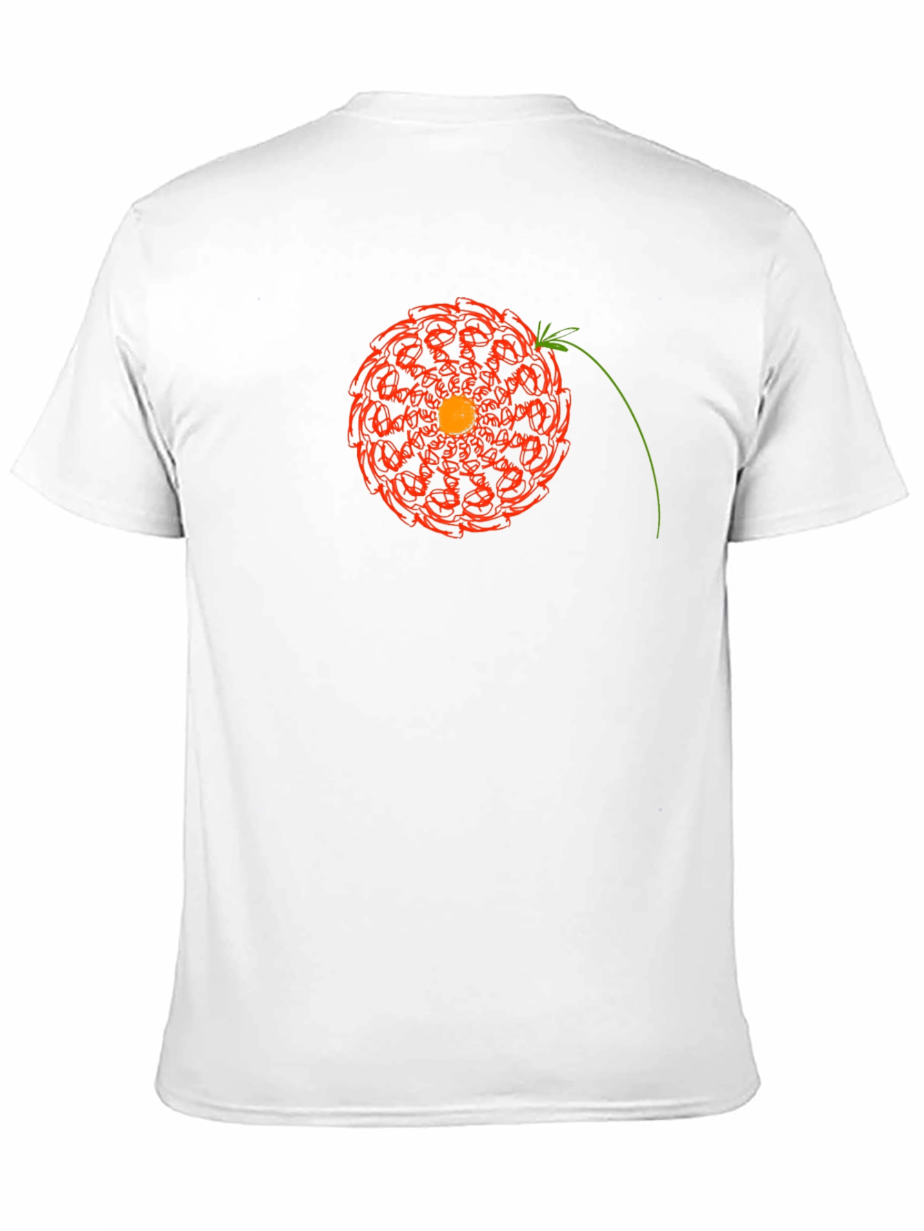 Abstract Floral Graphic Tee - Modern Design