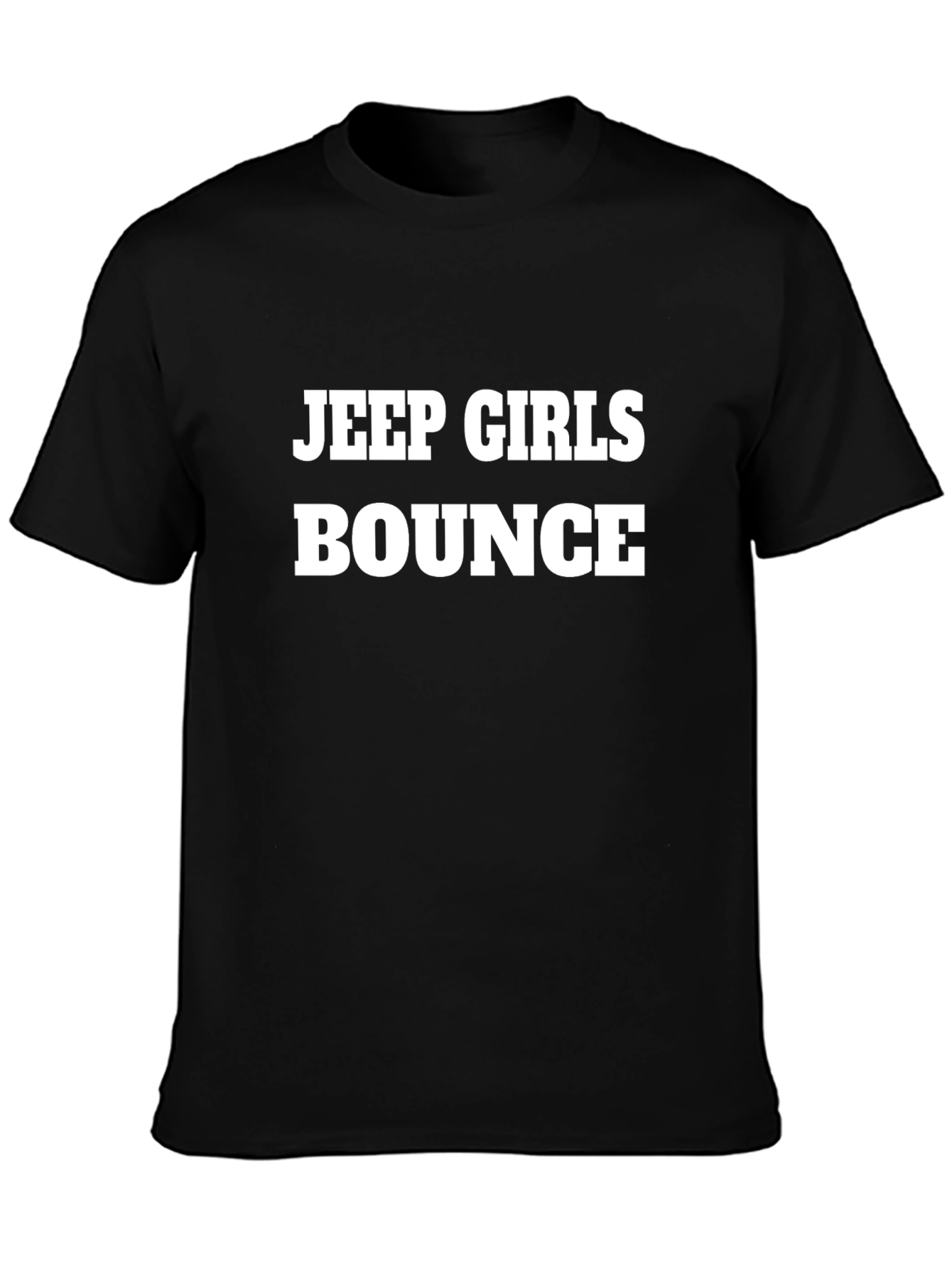 Jeep Girls Bounce Black Graphic Tee