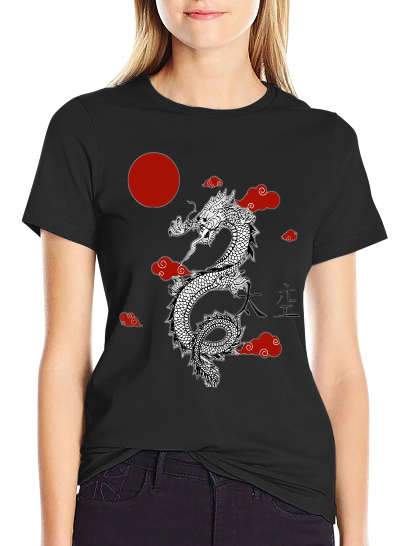 Dragon Graphic Tee - Stylish Asian Design