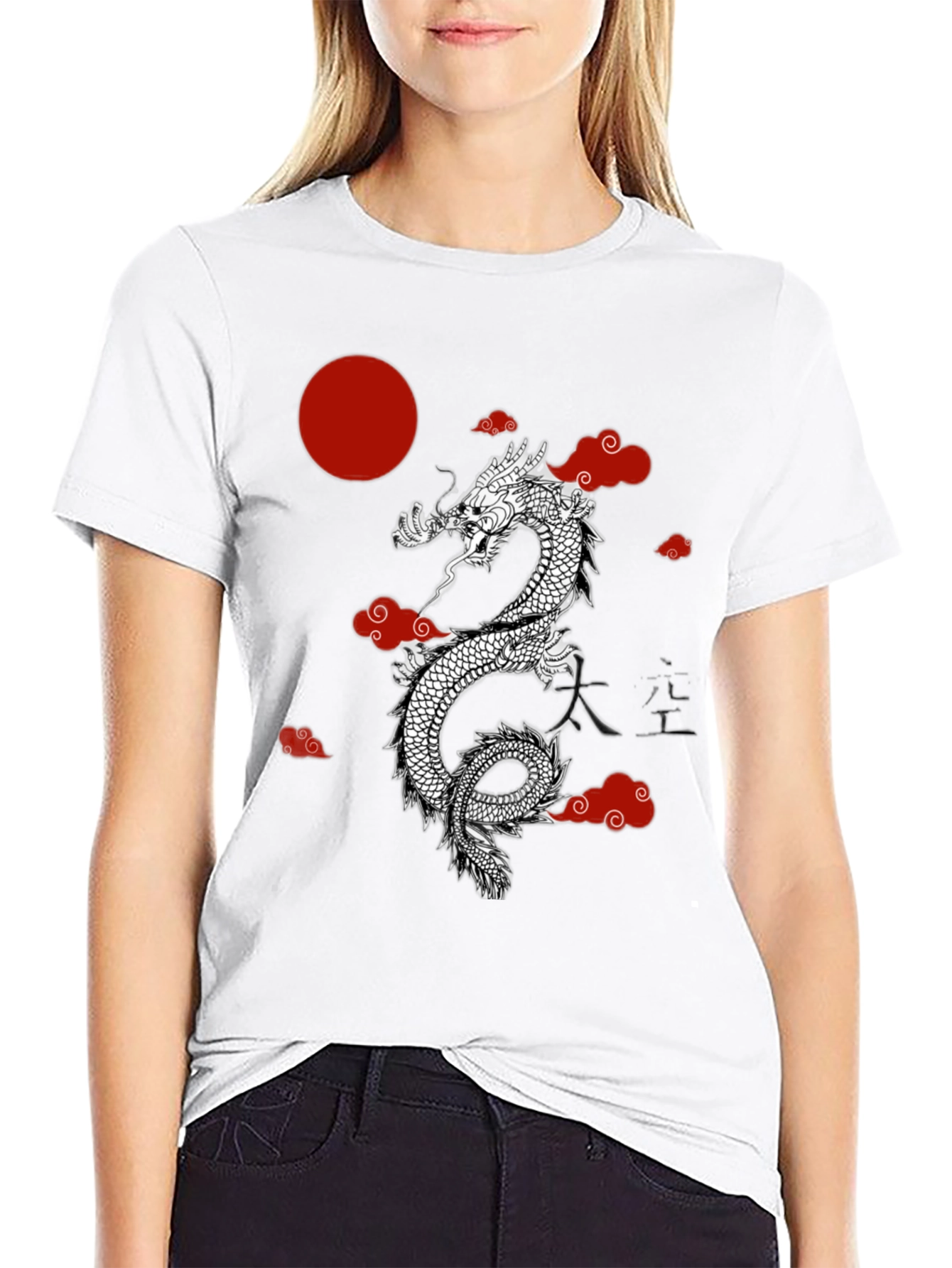 Dragon Graphic Tee - Stylish Asian Design