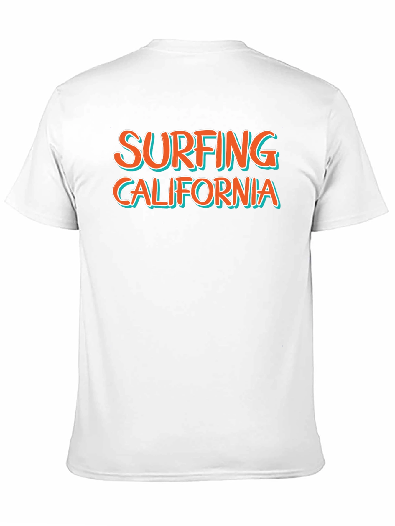 Surfing California Black Graphic Tee