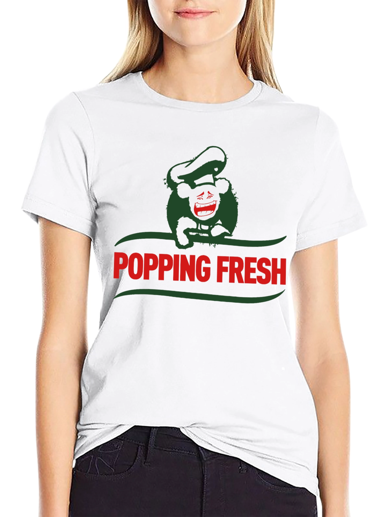 Popping Fresh Graphic T-Shirt - Black