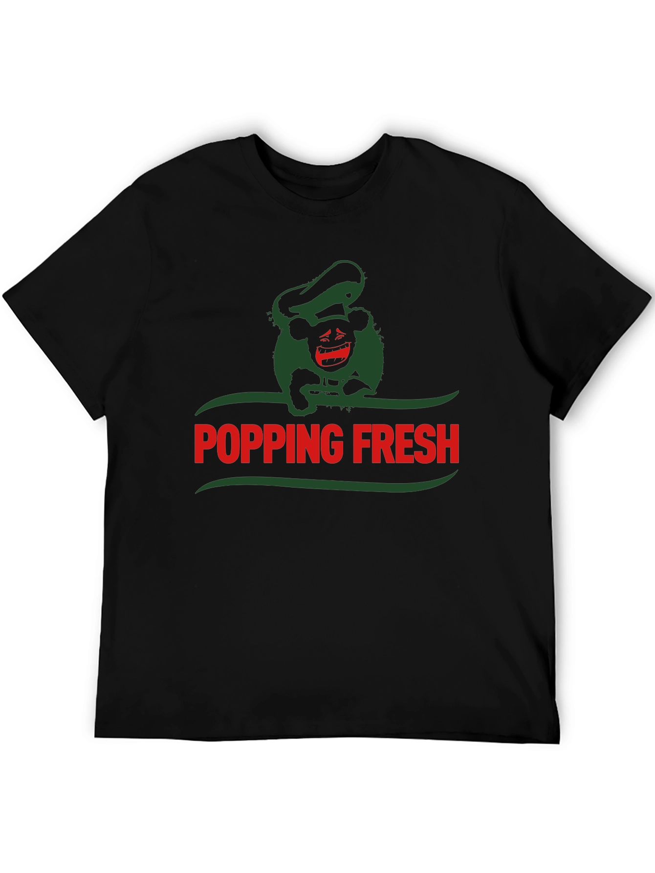 Popping Fresh Graphic T-Shirt - Black