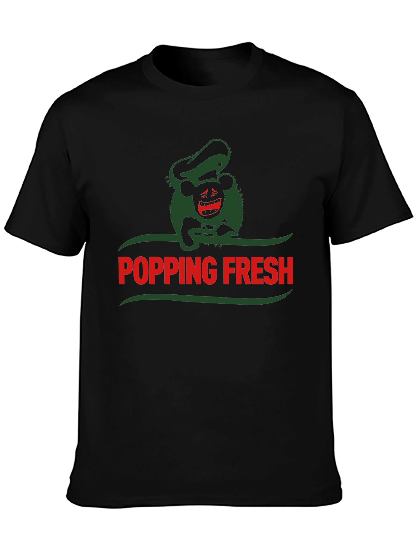 Popping Fresh Graphic T-Shirt - Black