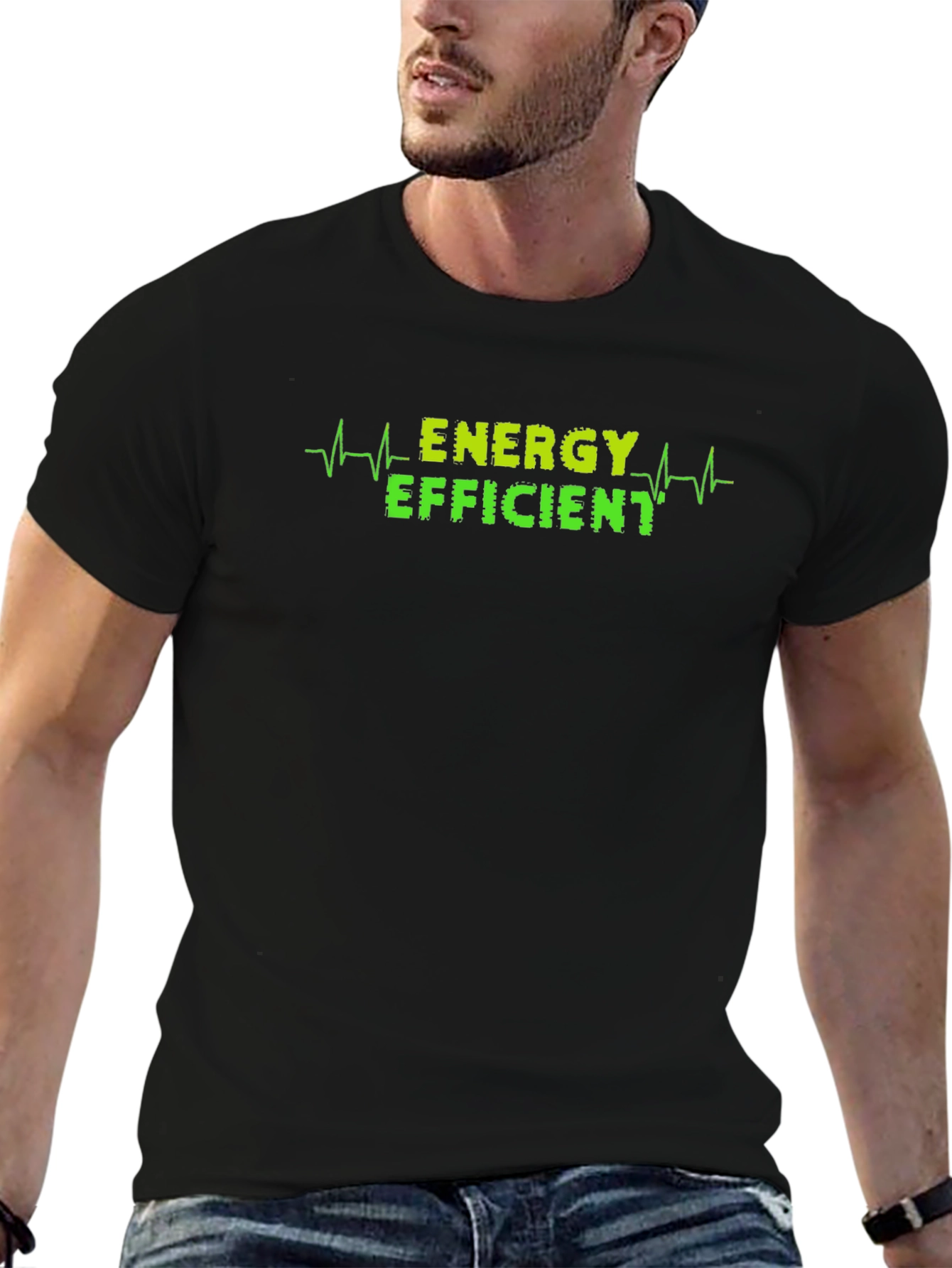 Energy Efficient Graphic Tee - Black