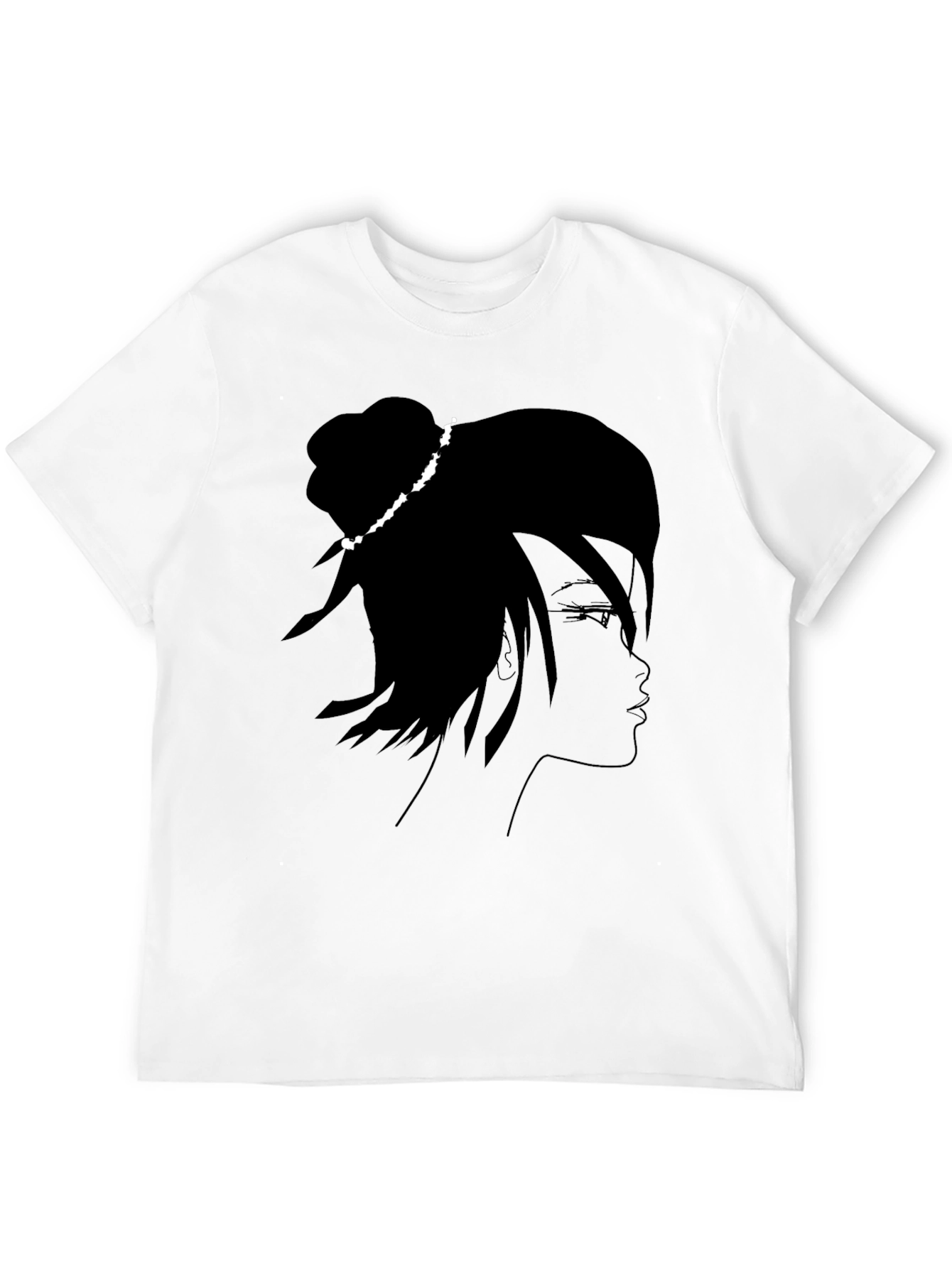 Silhouette Girl Black T-Shirt