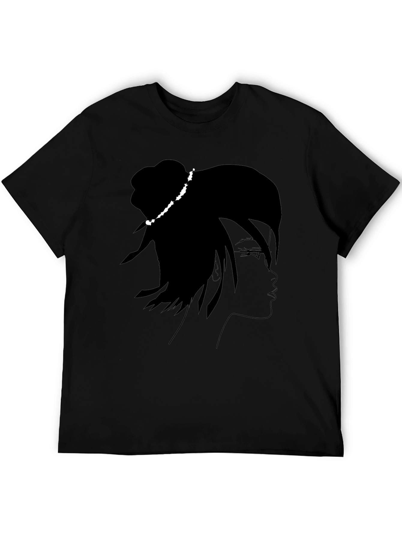 Silhouette Girl Black T-Shirt