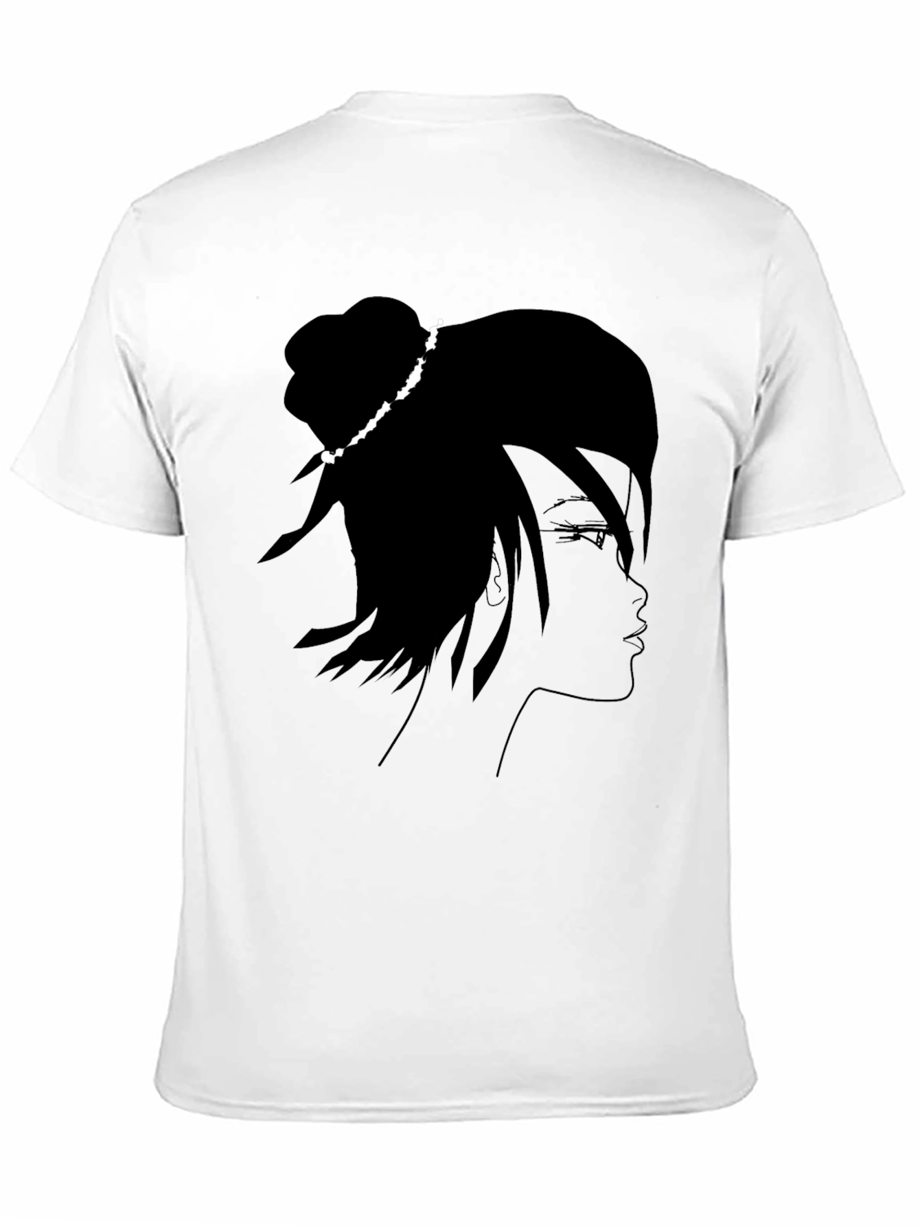 Silhouette Girl Black T-Shirt