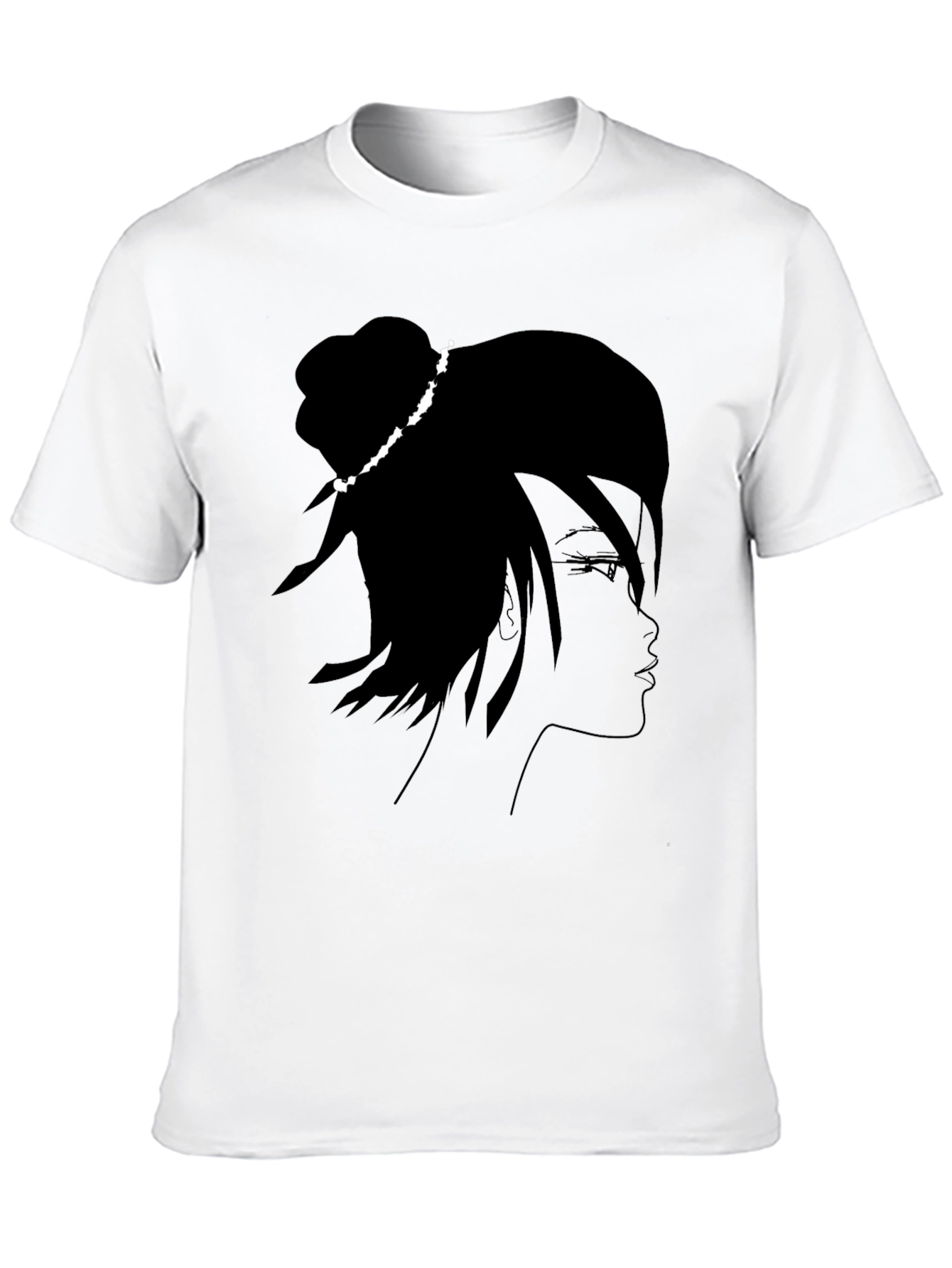 Silhouette Girl Black T-Shirt